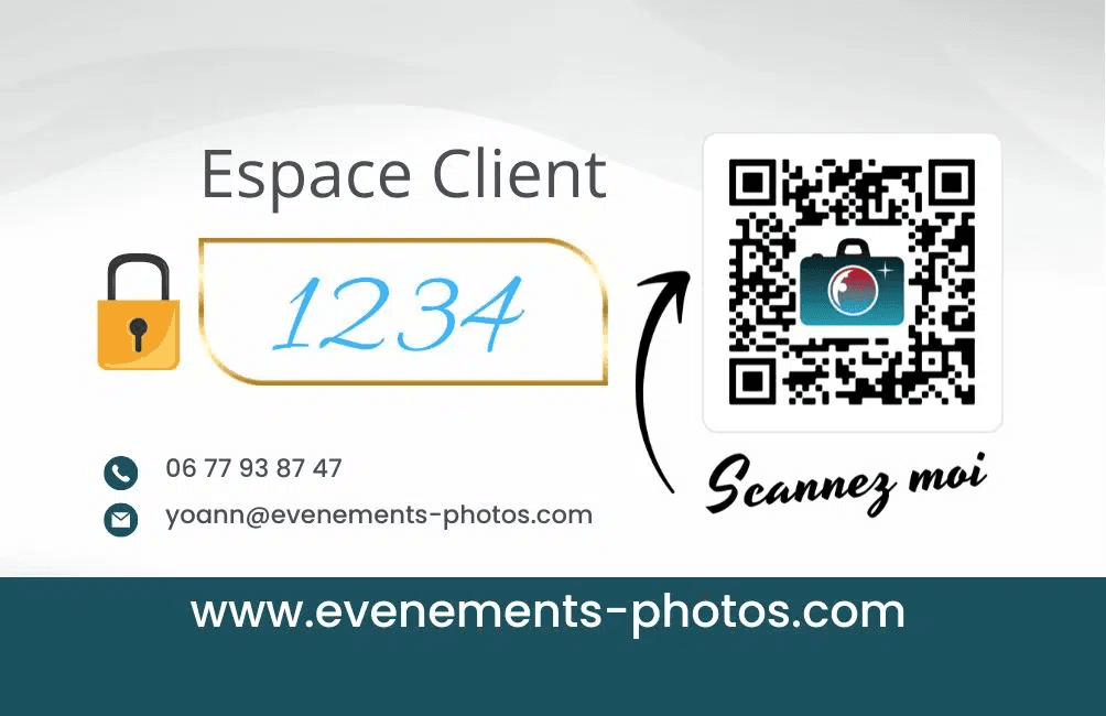 Carte code accès galerie