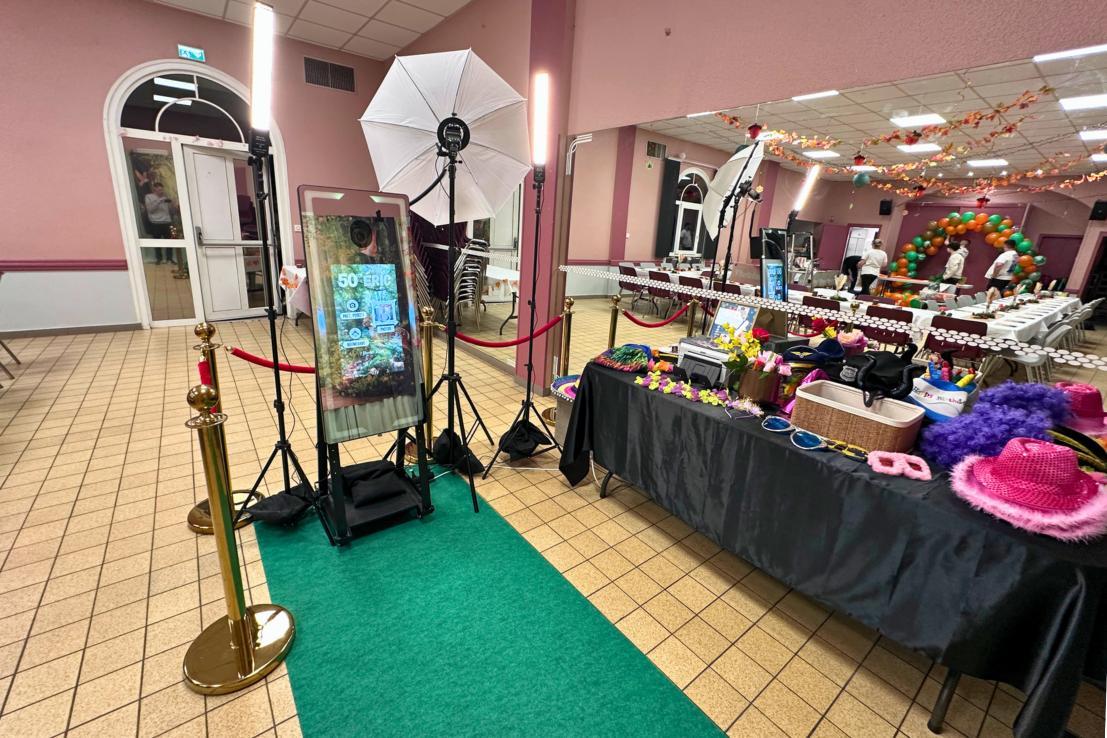 Photobooth miroir selfie mariage