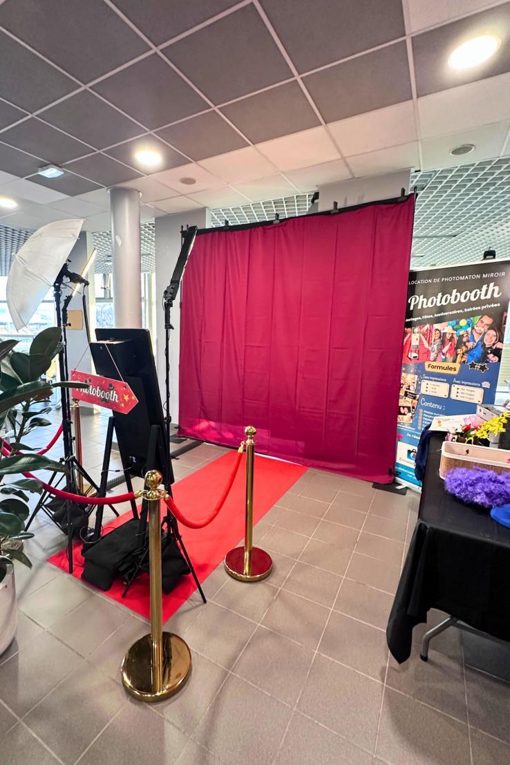 Photobooth miroir selfie – offre combinée avec reportage photo mariage Besançon