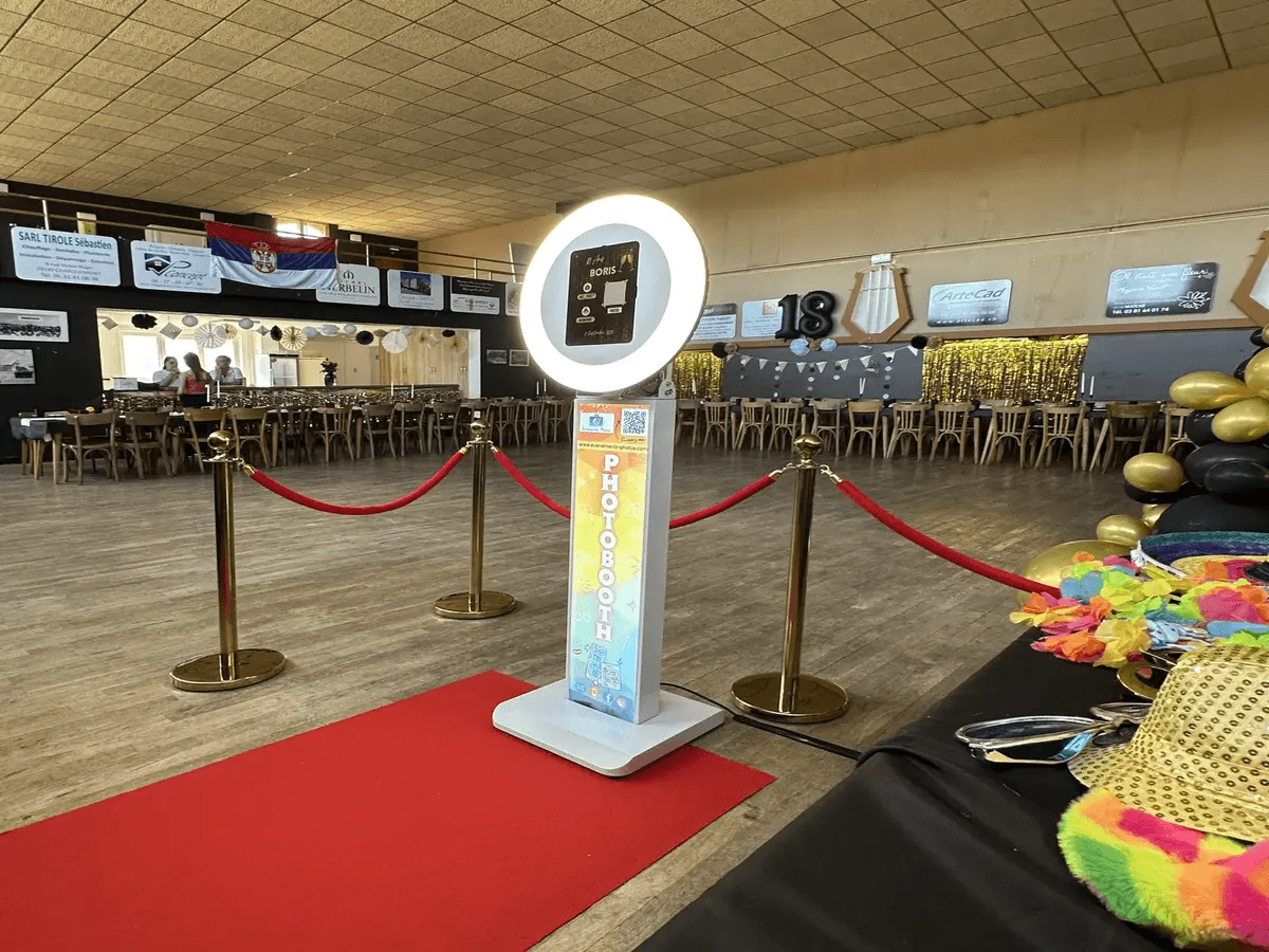 SelfyBox Pro lors d'une soirée réussite