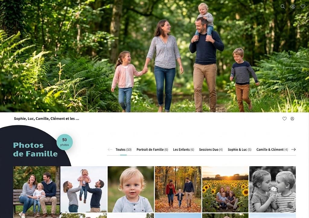 Exemple galerie photos en ligne